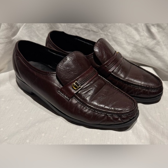 Men's Florsheim Riva Brown Leather Slip-On loafer size 10.5 comfortech soles